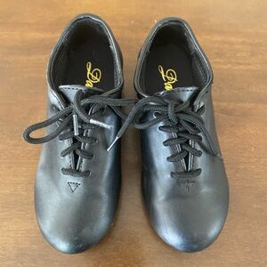 Rhythm Tones Dance Class Girls Tap Dance Black Shoes Size 11 child